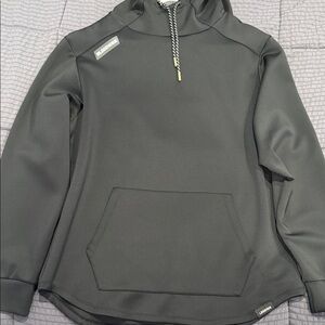 Black Hoody with Front Pocket by Blackcomb